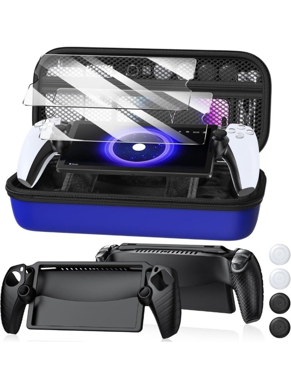 10-in-1 Accessory Kit & Carrying Case for PS Portal - Ultimate Gaming Bundle